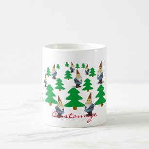 Taza De Café Vacaciones en invierno añaden truenos de árboles n