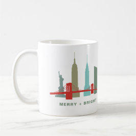 Taza De Café Vacaciones en Nueva York, Skyline de arquitectura