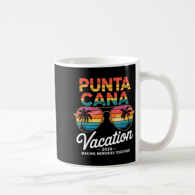 Taza De Café Vacaciones en Punta Cana 2026 Creando Recuerdos Ve (Derecha)
