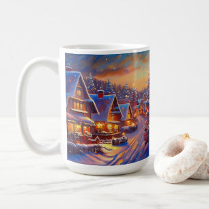 Taza De Café Vacaciones en Winter Village