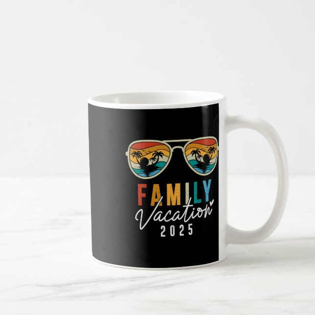 Taza De Café Vacaciones Familiares 2025 Hombres Mujeres Niños M (Derecha)