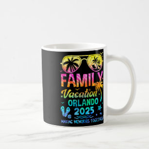 Taza De Café Vacaciones familiares 2025 Recuerdos de Orlando