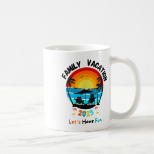 Taza De Café Vacaciones Familiares 2025 Verano Coincidiendo Div
