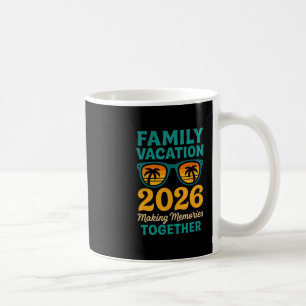 Taza De Café Vacaciones Familiares 2026 Recuerdos de Puestas de