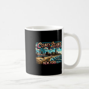 Taza De Café Vacaciones familiares de verano de Coney Island Ne