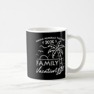 Taza De Café Vacaciones familiares divertidas 2026 Beach Palm T