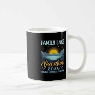 Taza De Café Vacaciones familiares en el lago 2025 Camping Send