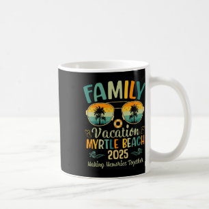 Taza De Café Vacaciones Familiares en Myrtle Beach 2025 Verano 