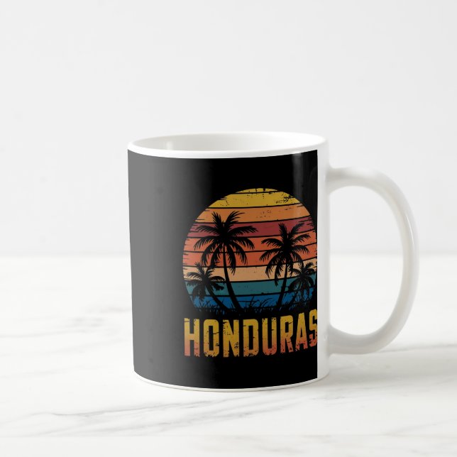 Taza De Café Vacaciones familiares Honduras Souvenirs Honduras  (Derecha)