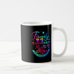 Taza De Café Vacaciones Familiares Myrtle 2026 Regalo de Palma