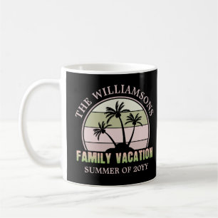 Taza De Café Vacaciones familiares personalizadas en playa de i