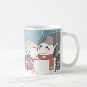 Taza De Café Vacaciones navideñas para Navidades de nieve