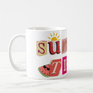 Taza De Café Vacaciones puntuales de verano únicas
