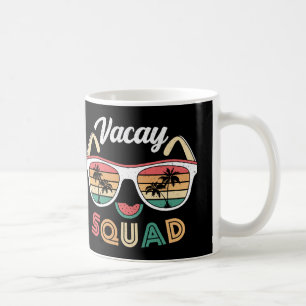 Taza De Café Vacaciones Vacay Squad Funny Beach Summer