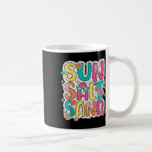 Taza De Café Vacaciones veraniegas de palmeras divertidas de ar