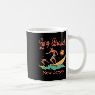 Taza De Café Vacacionista de Nueva Jersey Long Branch Nj Playa