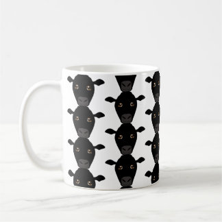 Taza De Café Vacas negras en la bruma