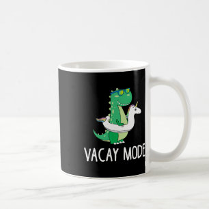 Taza De Café Vacay Mode Cute Dinosaur T Shirt Funny Family Vaca