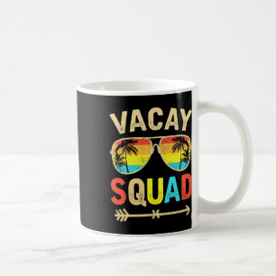 Taza De Café Vacay Squad Funny Beach Summer Vacation Family Mat