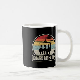 Taza De Café Vacuna de snowboard retro vintage