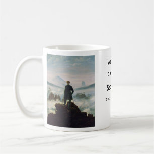 Taza De Café Vagabundo sobre el mar de la niebla