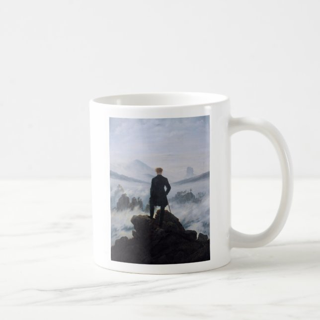 Taza De Café Vagabundo sobre el mar de la niebla (Derecha)
