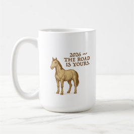 Taza De Café Vajilla de vidrio grabada con caballo y texto