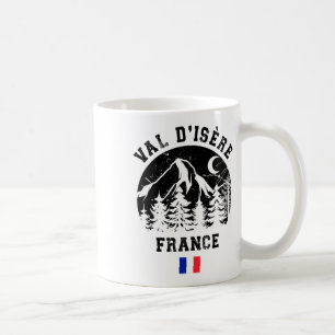 Taza De Café Val D'isère Francia Alpes Estación de Esquí Esquí 