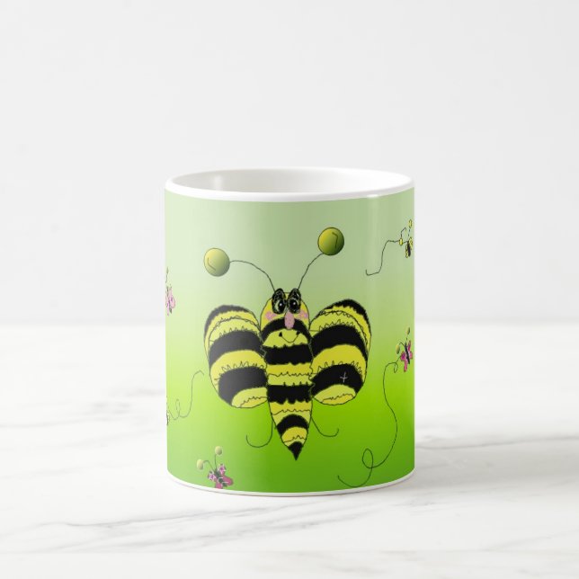 Taza De Café Valentín  Abeja Mía (Centro)