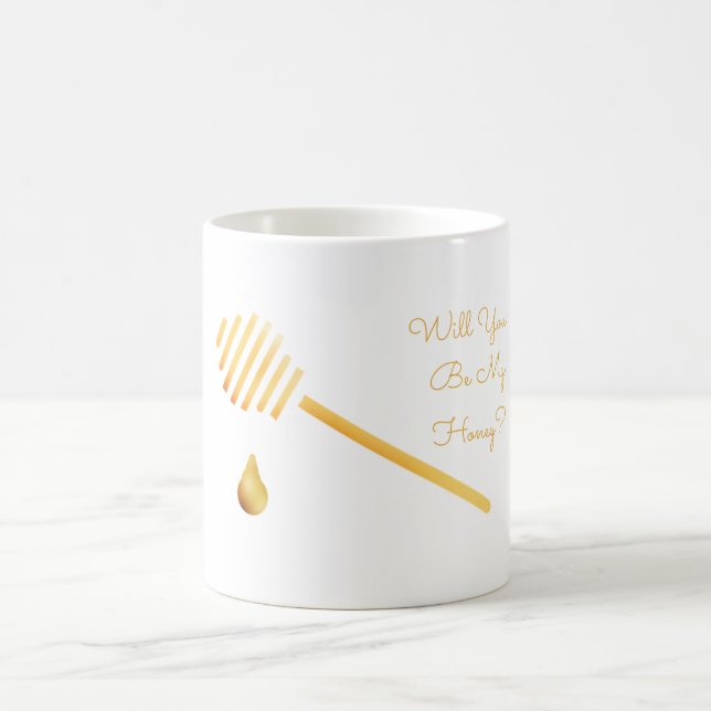 Taza De Café Valentine Bee y Honey Mug (Centro)