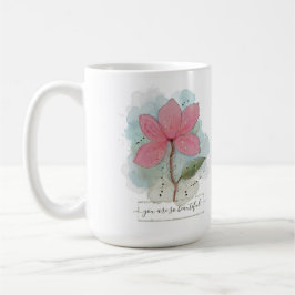 Taza De Café Valentine, Eres Tan Hermosa Flor acuática