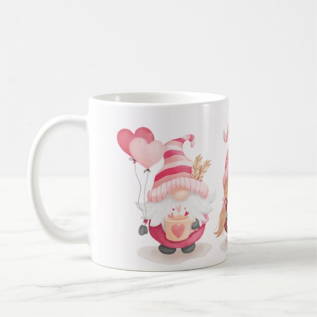 Taza De Café Valentine Gnomes (Izquierda)