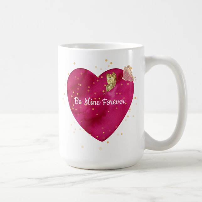 Taza De Café Valentine Heart  Mug (Derecha)