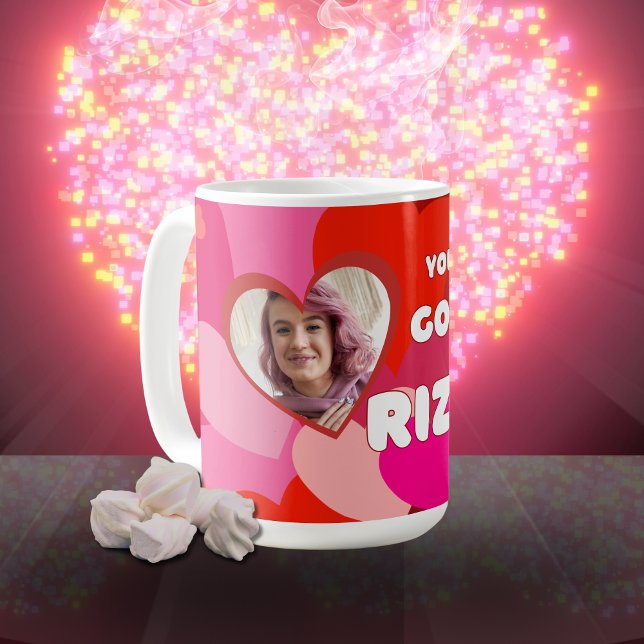 Taza De Café Valentine Heart Pop (Subido por el creador)