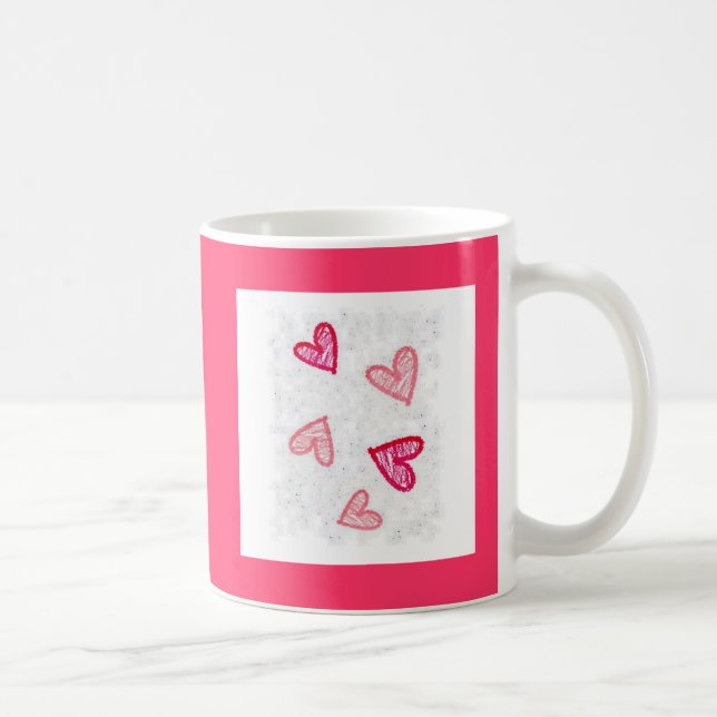 Taza De Café VALENTINE HEARTS coffee mug (Derecha)