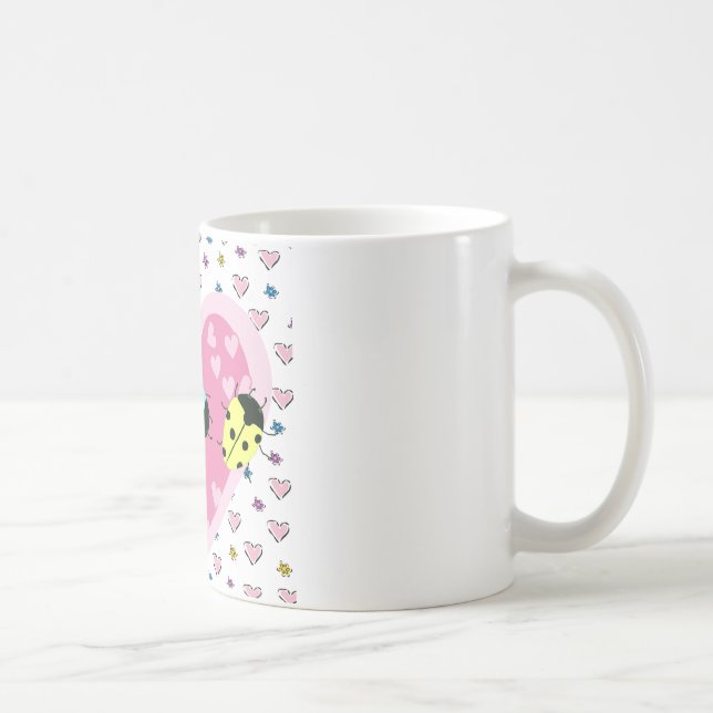 TAZA DE CAFÉ VALENTINE LADYBUGS (Derecha)