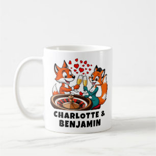 Taza De Café Valentine Love Foxy Lady Stole Sly Fox's Heart