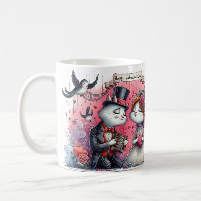 Taza De Café Valentine Love Mugs (Izquierda)