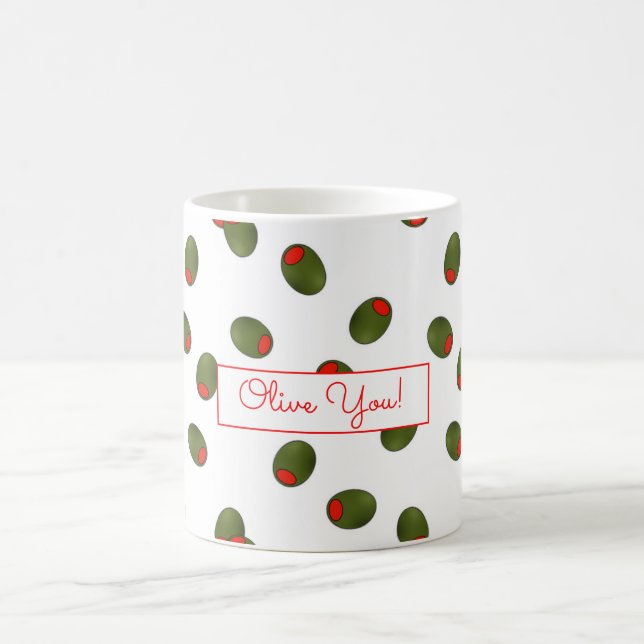Taza De Café Valentine Olive Mug (Centro)