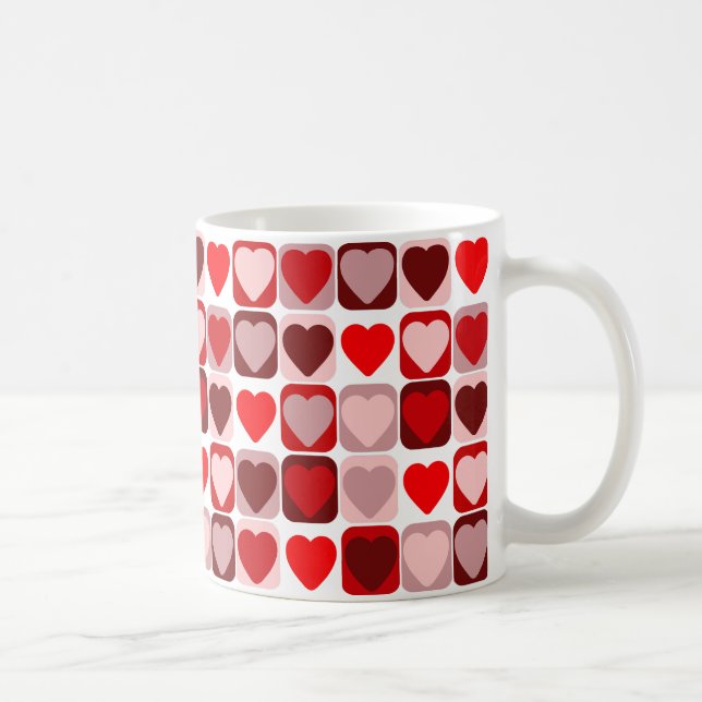 Taza De Café Valentine Patchwork (Derecha)