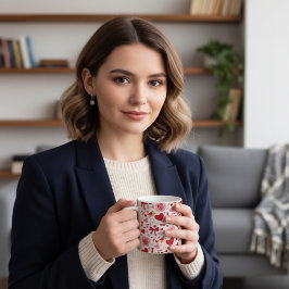 Taza De Café Valentine Pattern