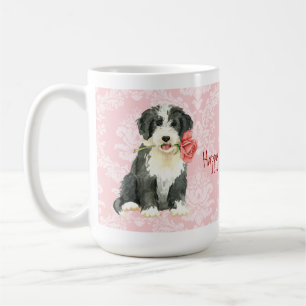 Taza De Café Valentine Rosa Beardie