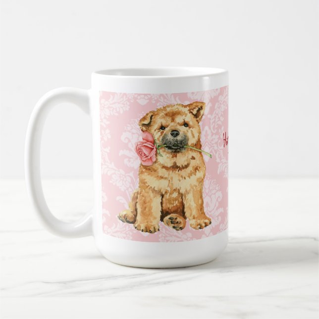 Taza De Café Valentine Rosa Chow (Izquierda)