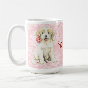 Taza De Café Valentine Rosa Great Pyrenees