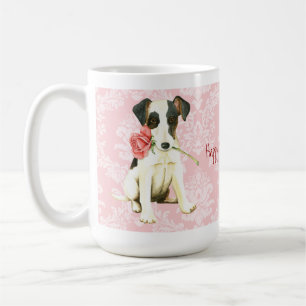 Taza De Café Valentine Rosa Smooth Fox Terrier