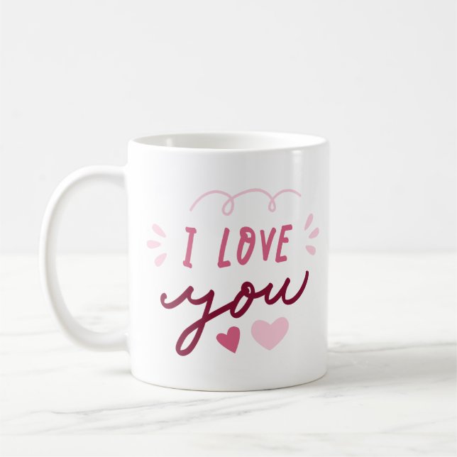 Taza De Café Valentine’s Day Love Mug (Izquierda)
