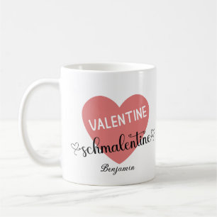 Taza De Café Valentine Schmalentine contra el Día de San Valent