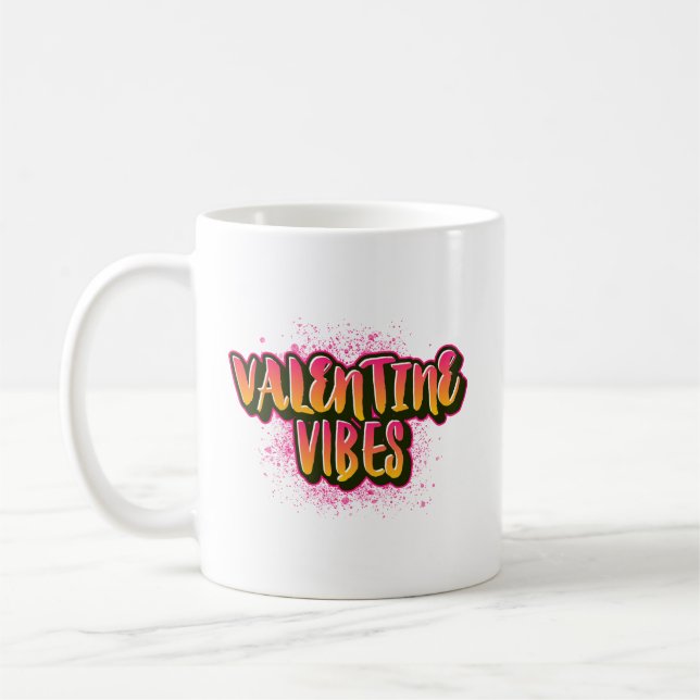 Taza De Café Valentine Vibes (Izquierda)