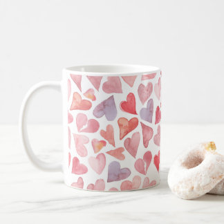 Taza De Café Valentines Day Hearts Mug