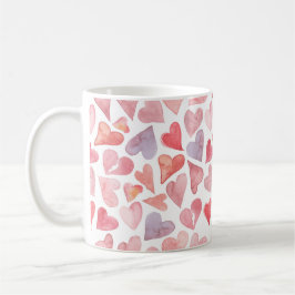 Taza De Café Valentines Day Hearts Mug